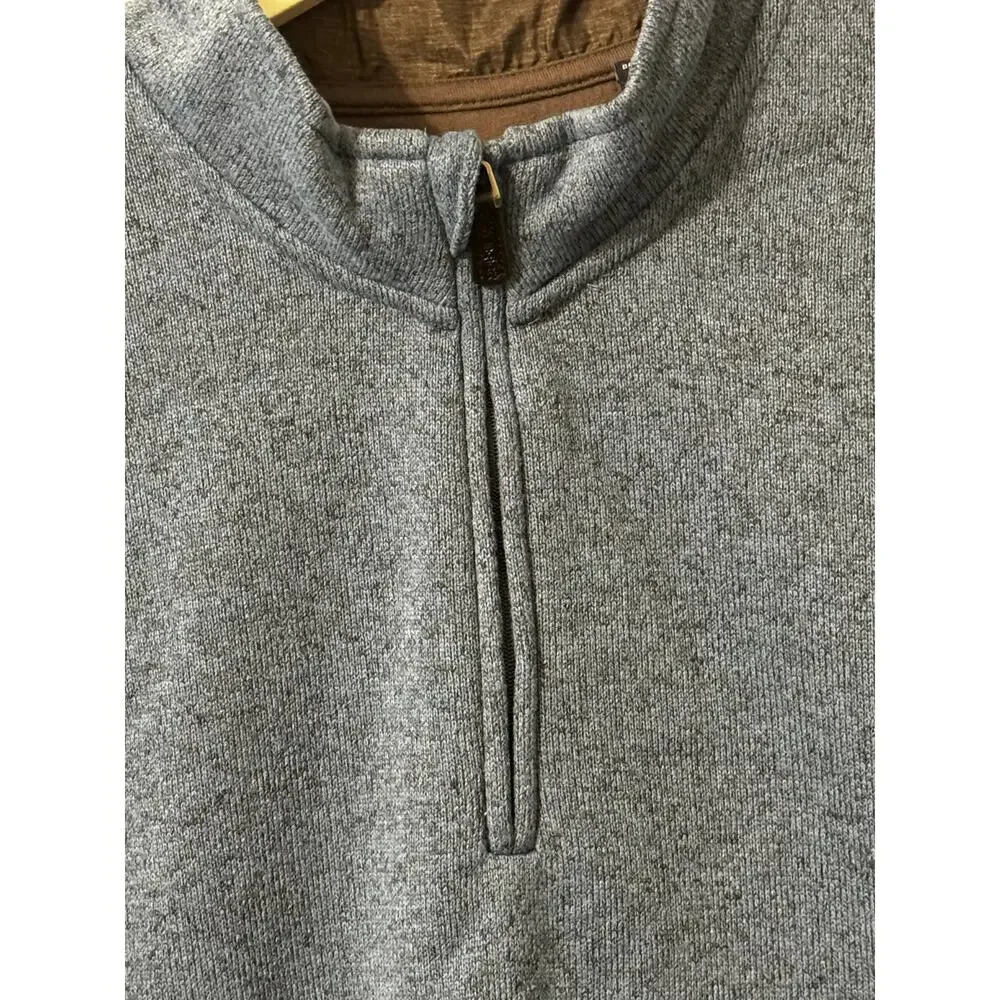 Wrangler Men's 1/4 Zip Sweater Size L Blue‎